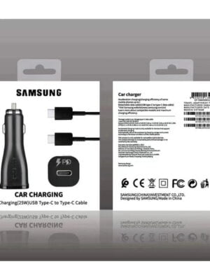 CHARGEUR SAMSUNG AUTO TYPE-C 25W