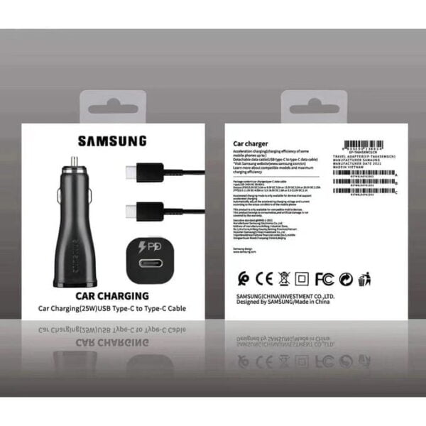 CHARGEUR SAMSUNG AUTO TYPE-C 25W