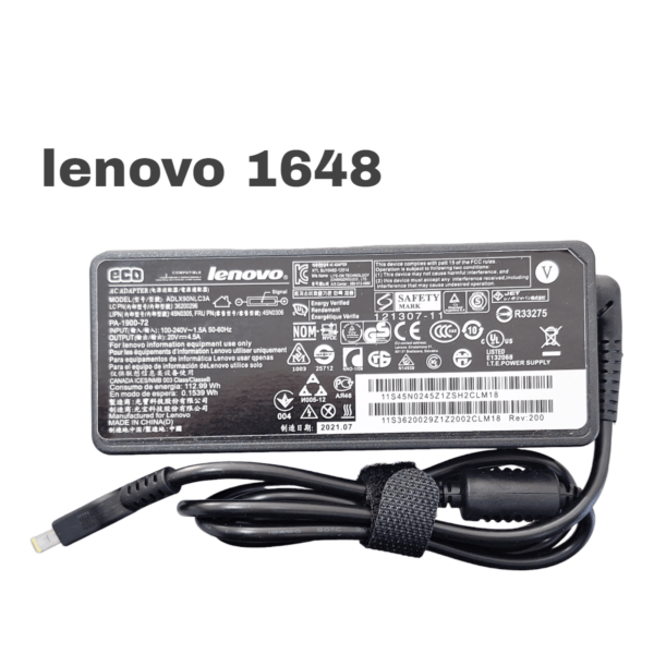 CHARGEUR LAPTOP LENOVO 1846 20V 4.5A USB PIN